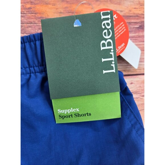 L.L.Bean Mens Supplex Sport Shorts XXXL Blue Quick-Dry Water-Repellent Nylon NWT - Picture 8 of 11